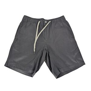 Vuori Ripstop Short Mens Medium Charcoal Grey V370 Organic Cotton Tech Utility